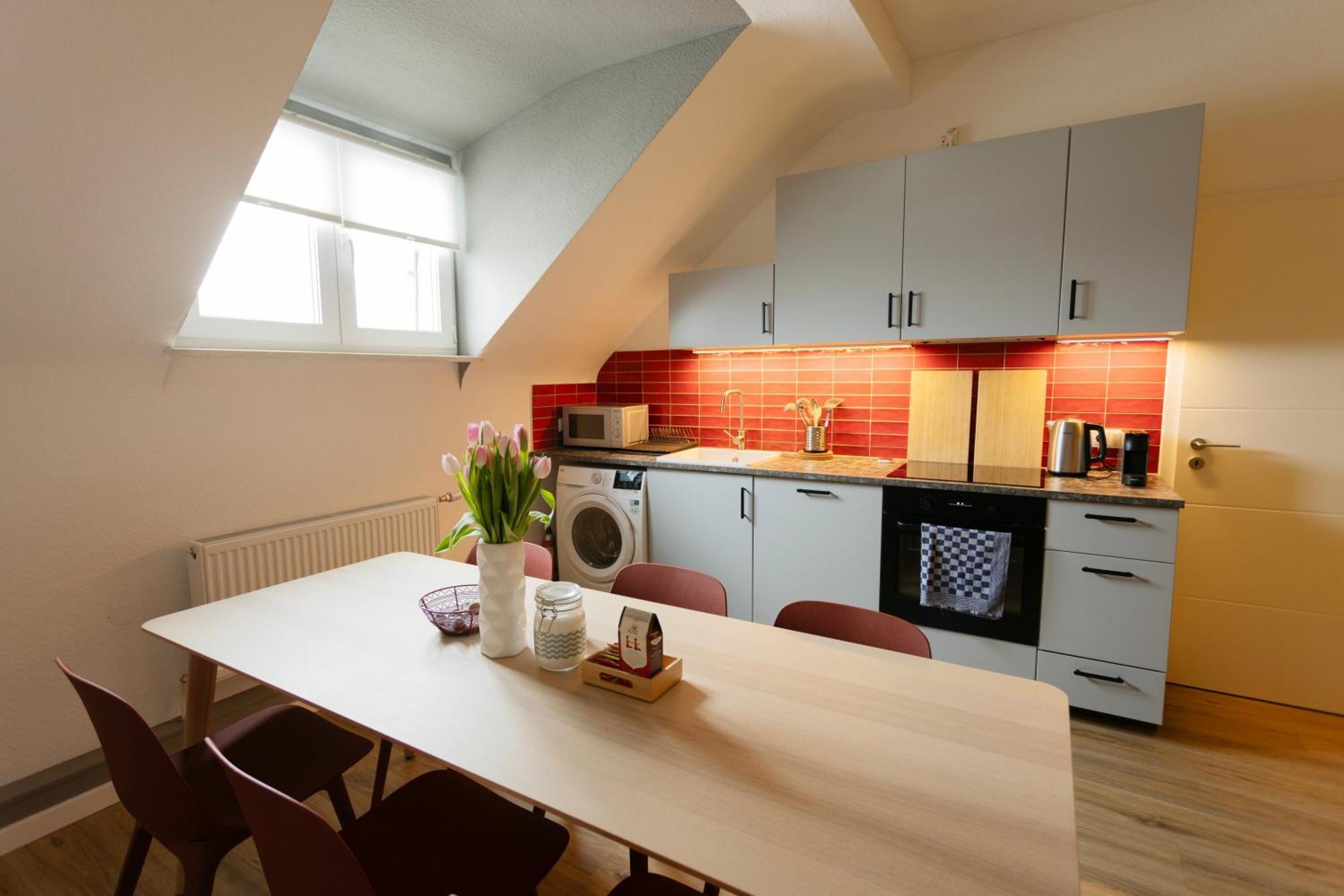 ドゥイスブルグBig Flat With Fresh Renovation, Free Parking, Sonyps, Netflixアパートメント エクステリア 写真